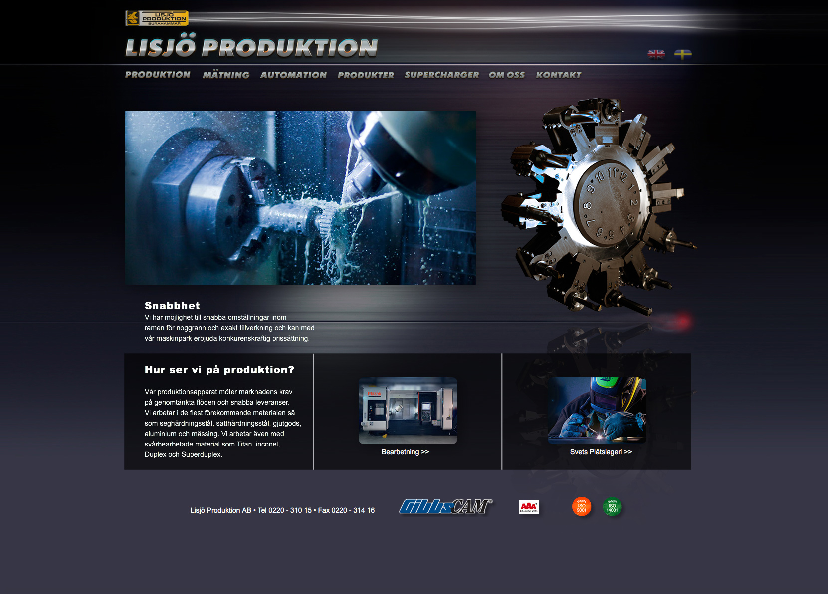 Lisjö Produktion hemsida produktion Alexa Produktion