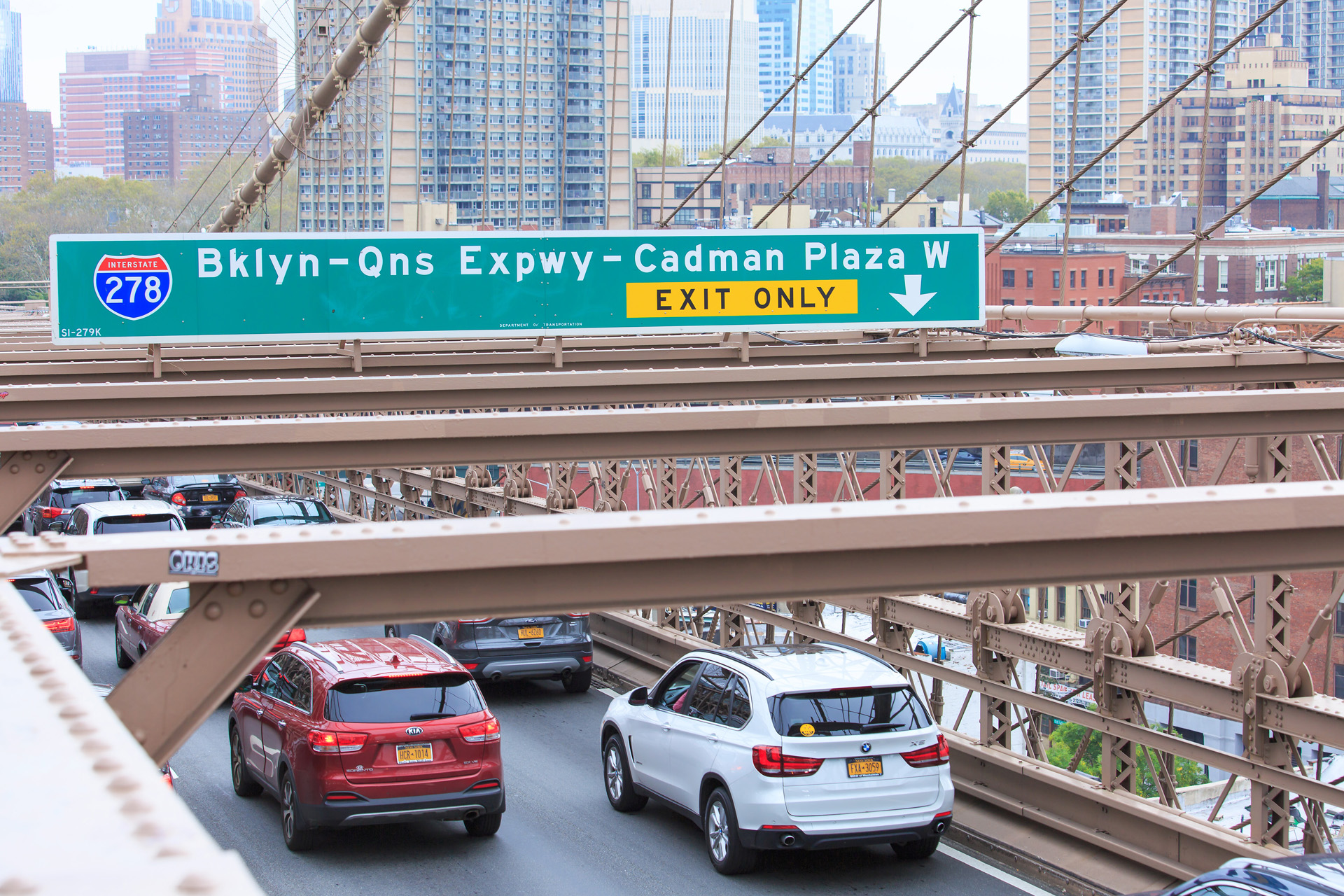 Brooklyn Bridge väg New York Alexa Produktion