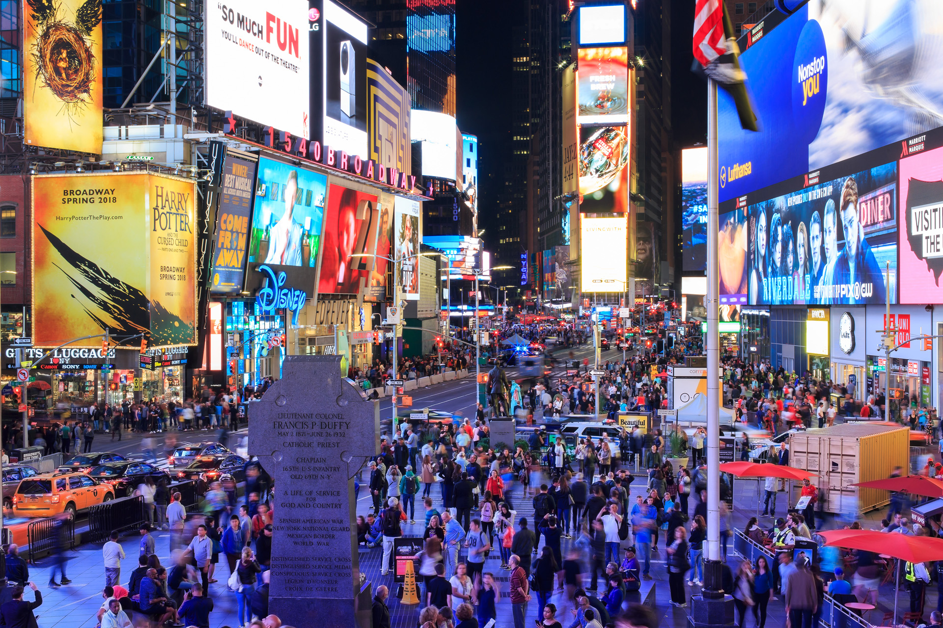 Times Square från Bleacher Seats New York Alexa Produktion